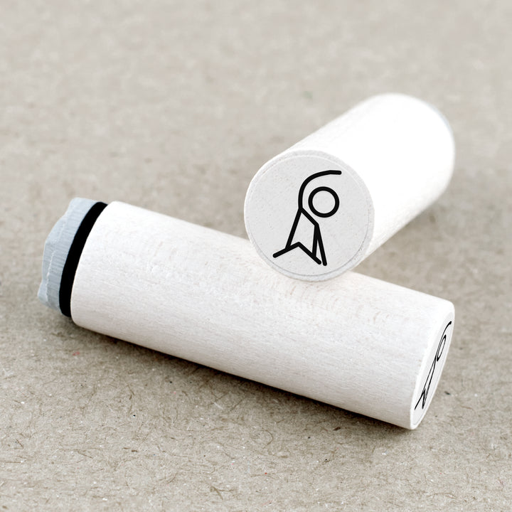 Mini Rubber Stamp Stretching