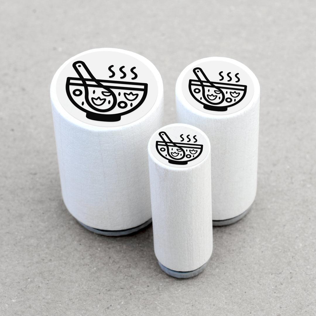 Mini Rubber Stamp Soup