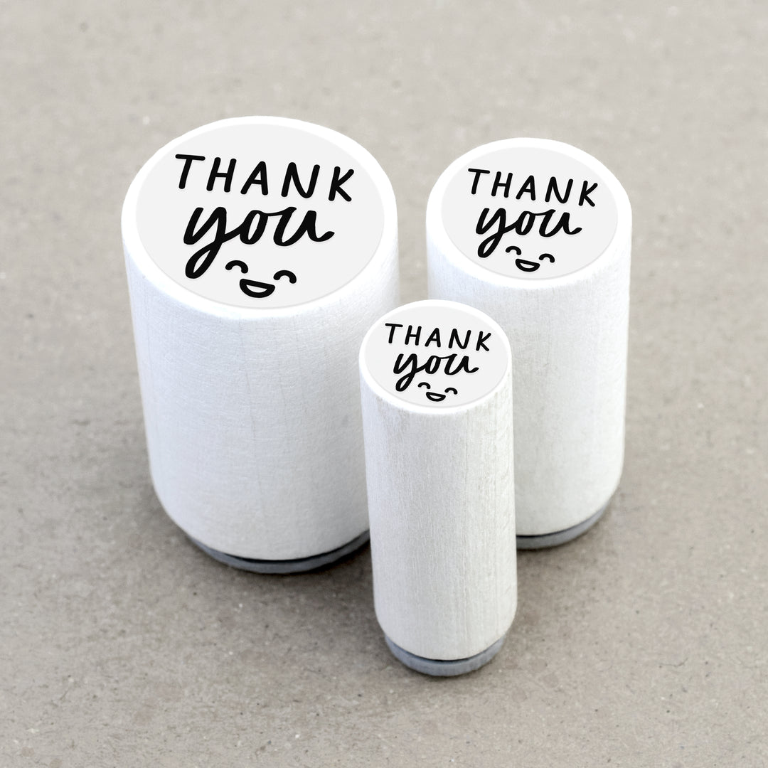 Mini Rubber Stamp Thank You