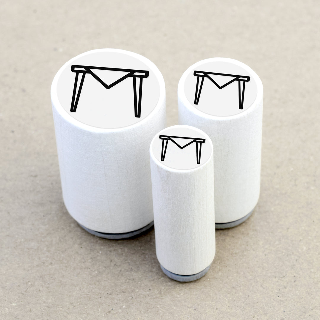 Ministempel Tisch