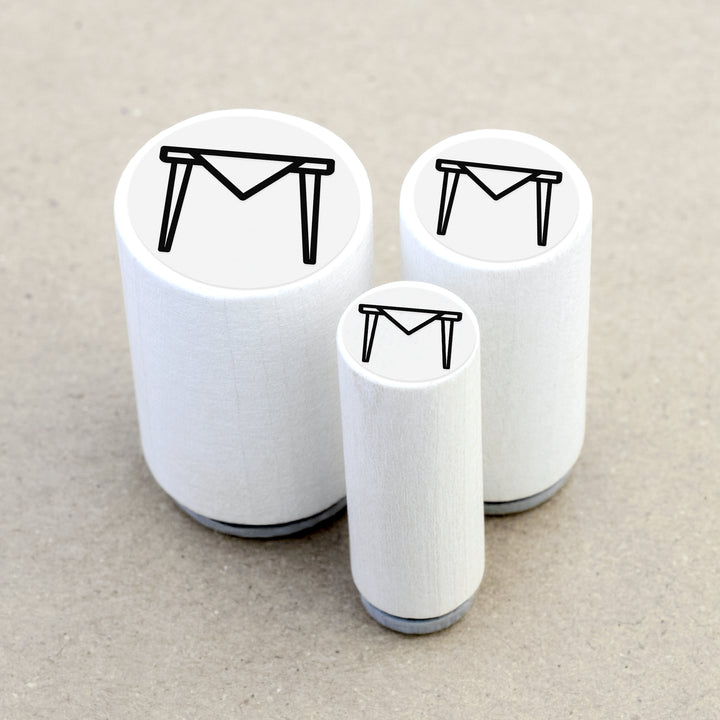 Ministempel Tisch