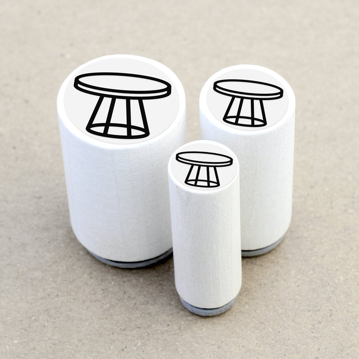 Ministempel Tisch