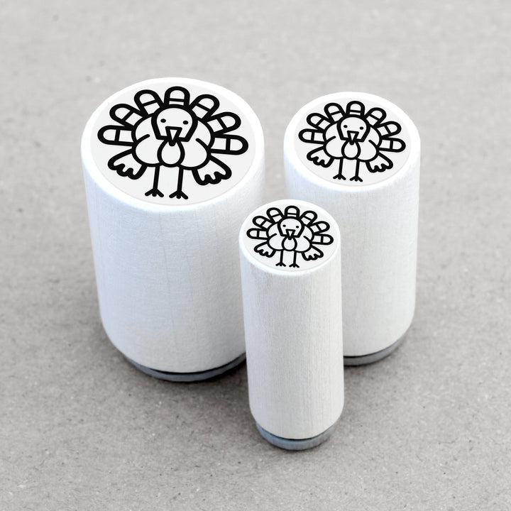 Mini Rubber Stamp Turkey