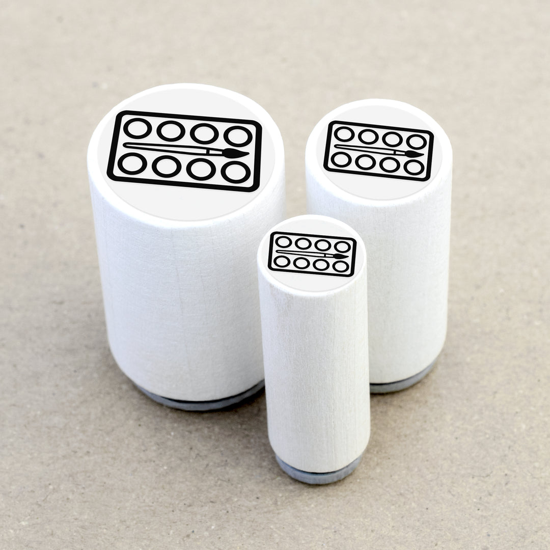 Mini Rubber Stamp Watercolor Box
