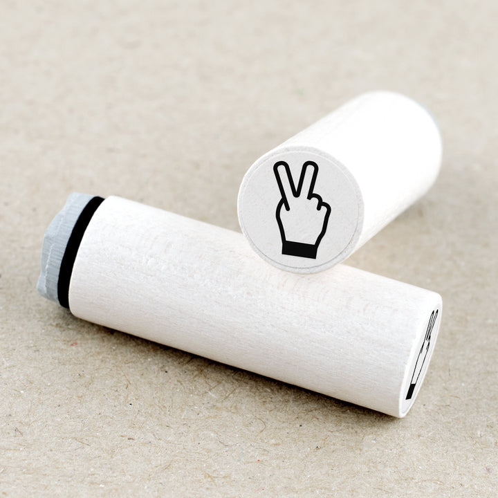 Ministempel Victory-Zeichen