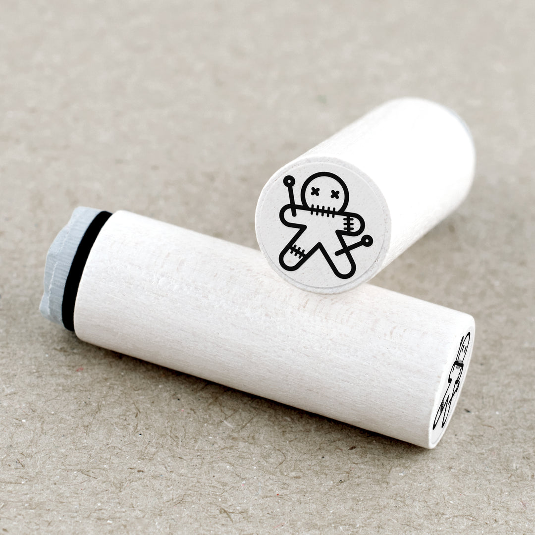 Mini Rubber Stamp Voodoo Doll