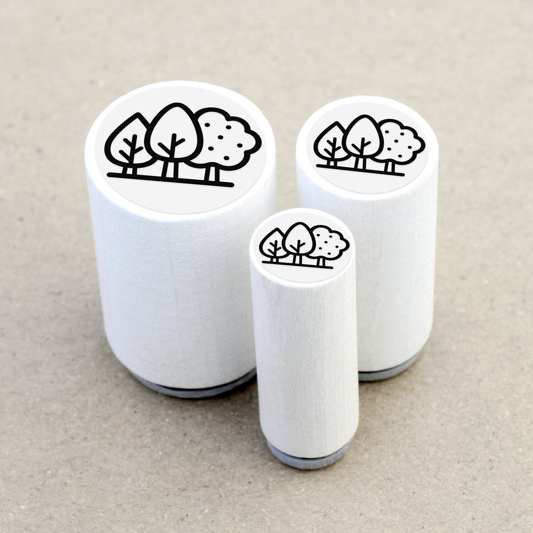 Mini Rubber Stamp Forest