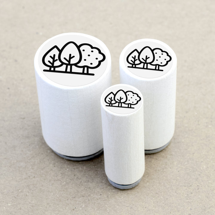 Mini Rubber Stamp Forest
