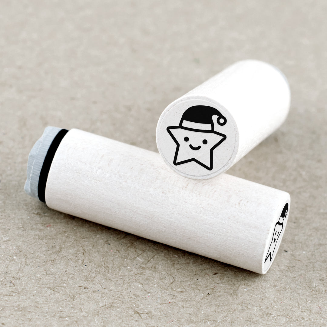 Ministempel Weihnachtsstern – Merry and Bright®