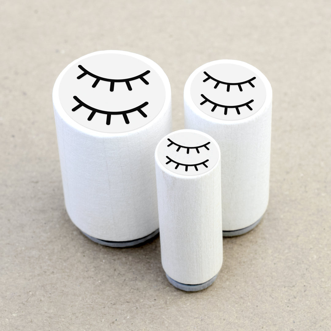 Mini Rubber Stamp Eyelashes