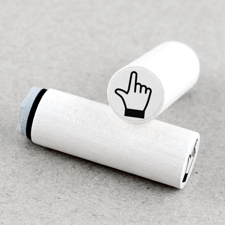 Ministempel Zeigefinger