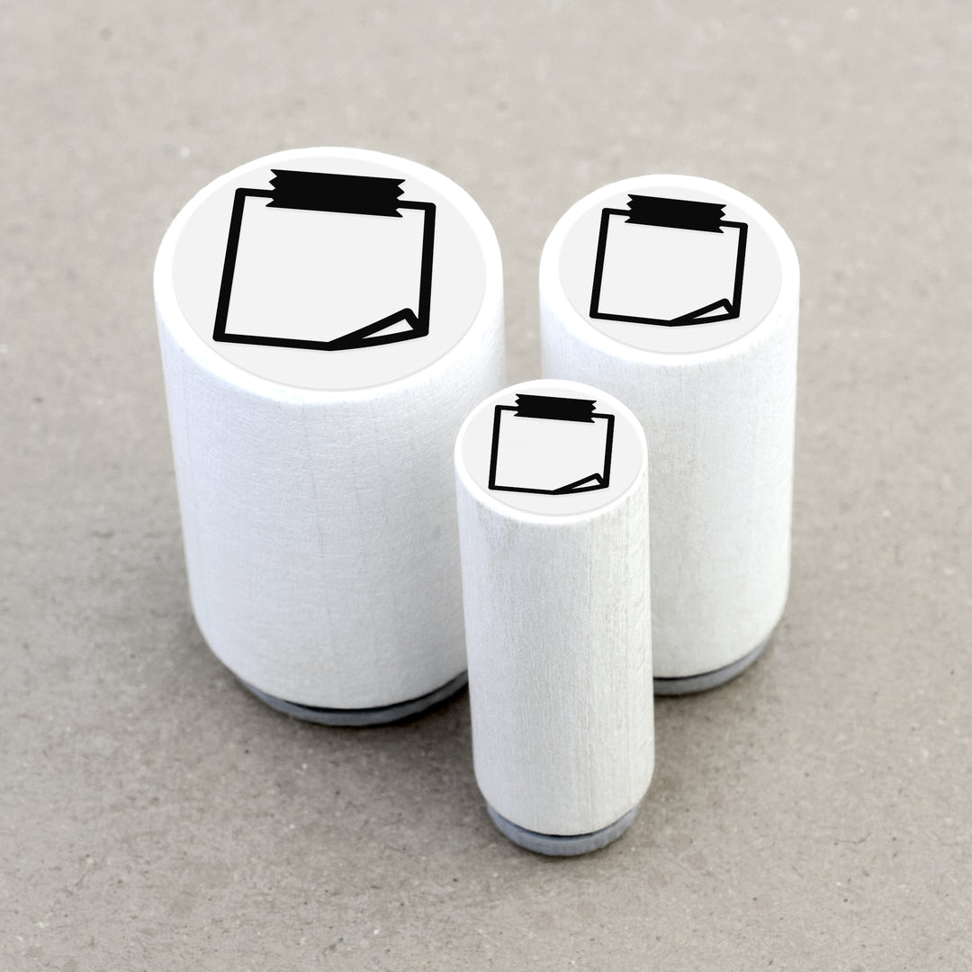 Ministempel Zettel