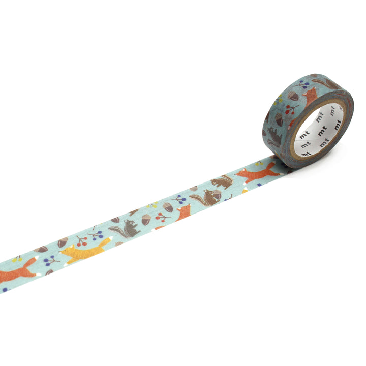 mt Masking Tape Fox and Squirrel 15 mm x 7 Meter