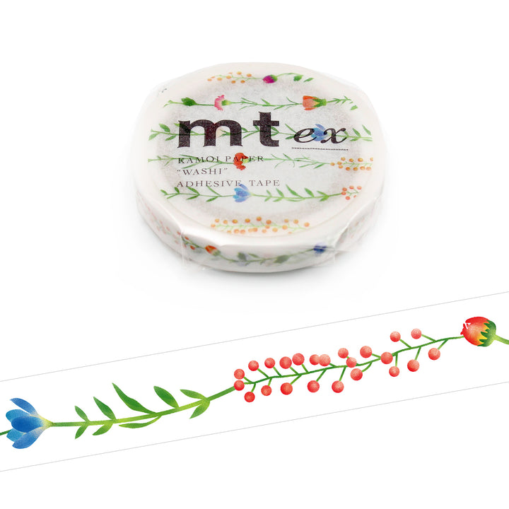 mt Masking Tape Flower Line 7 mm x 7 Meter