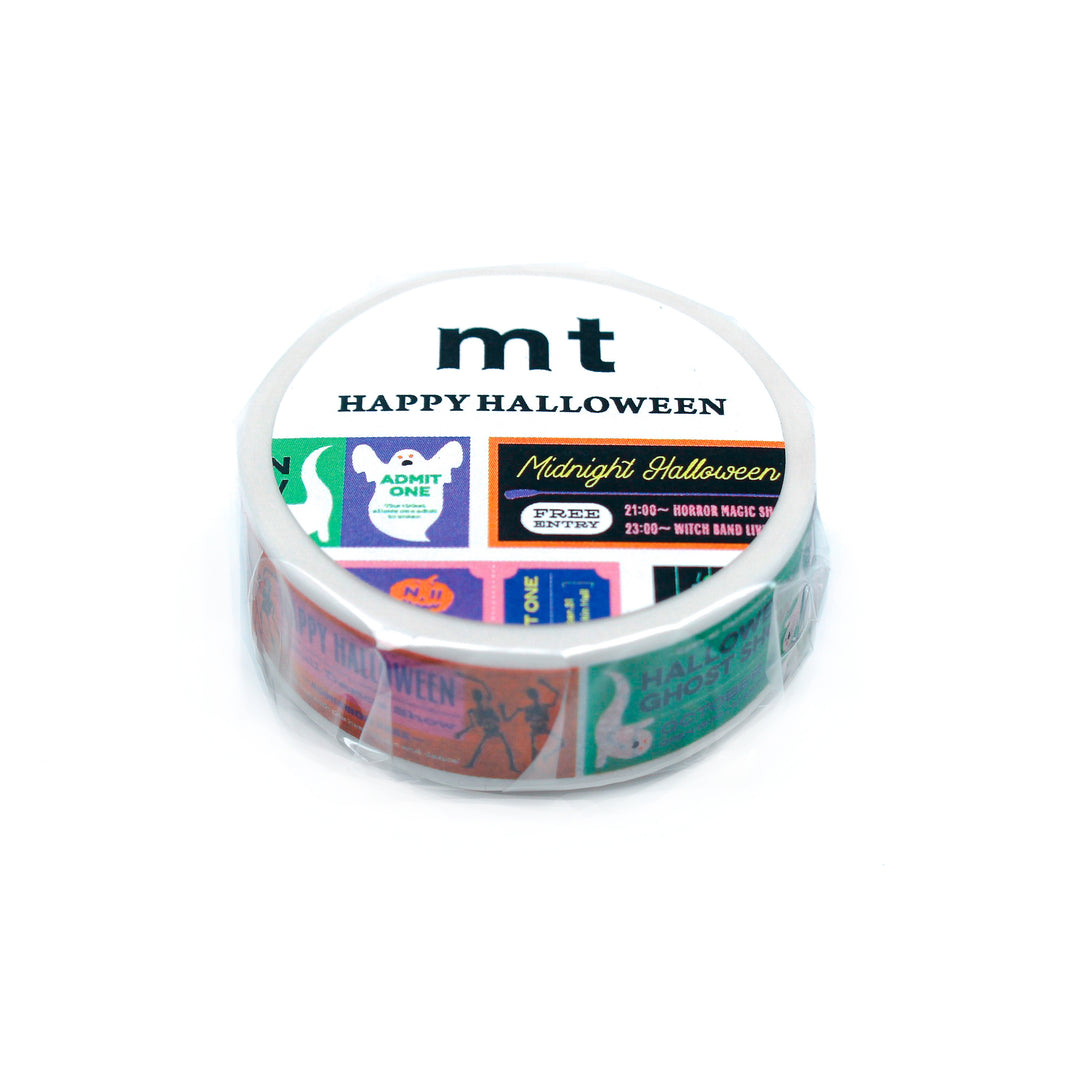 mt Masking Tape Halloween Tickets 15 mm x 7 Meter