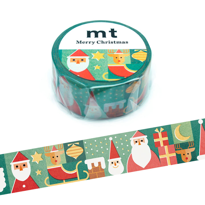 mt Masking Tape Various Santas 20 mm x 7 Meter