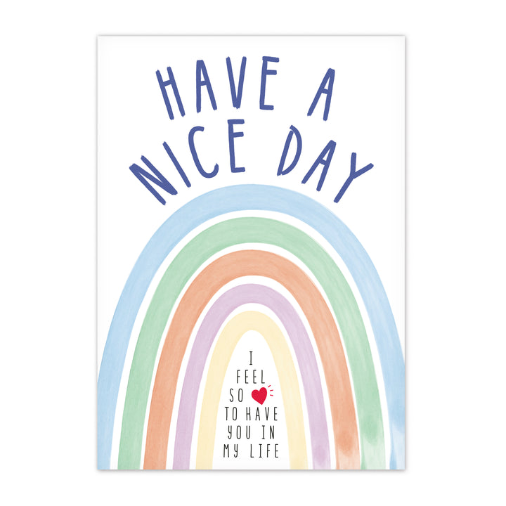 Postkarte DIN A6 Have a Nice Day