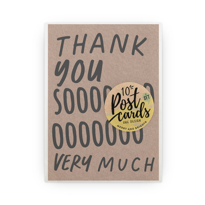 Postcard DIN A6 Thank You So Very Much