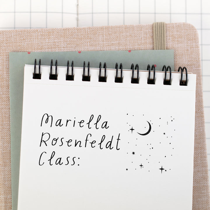 Kleiner Schul-Stempel Sparkling Stars 50 x 25 mm