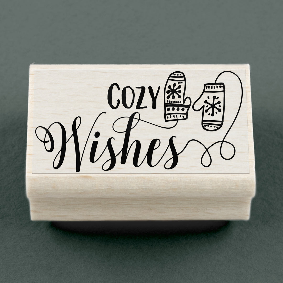 Stempel Cozy Wishes 50 x 25 mm