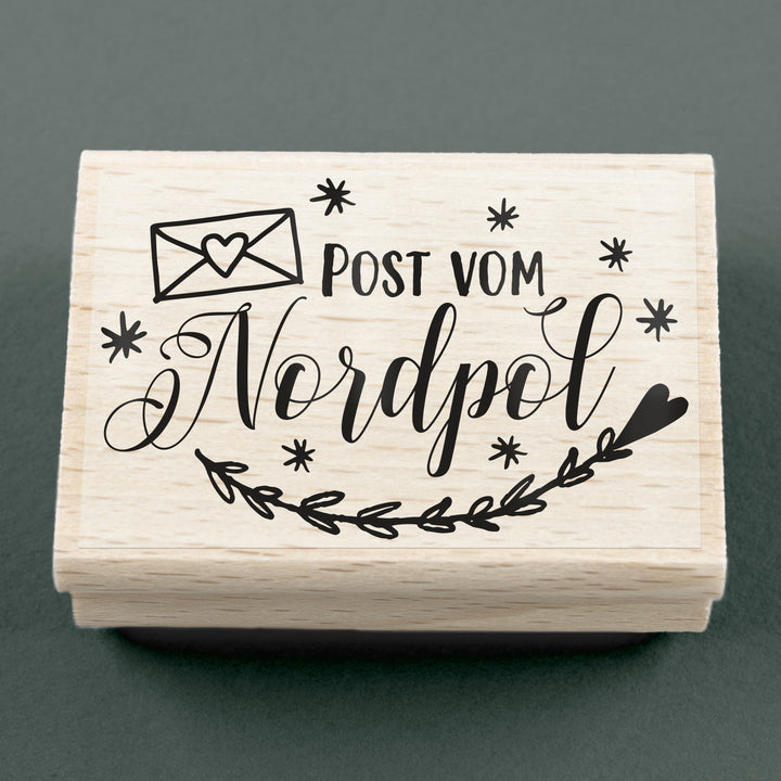 Stempel Post Office North Pole 60 x 35 mm