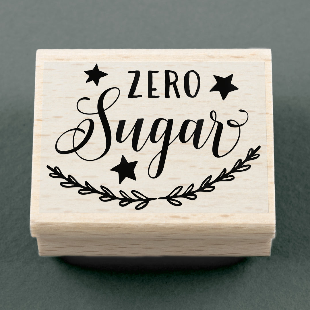 Stempel Zero Sugar 40 x 30 mm
