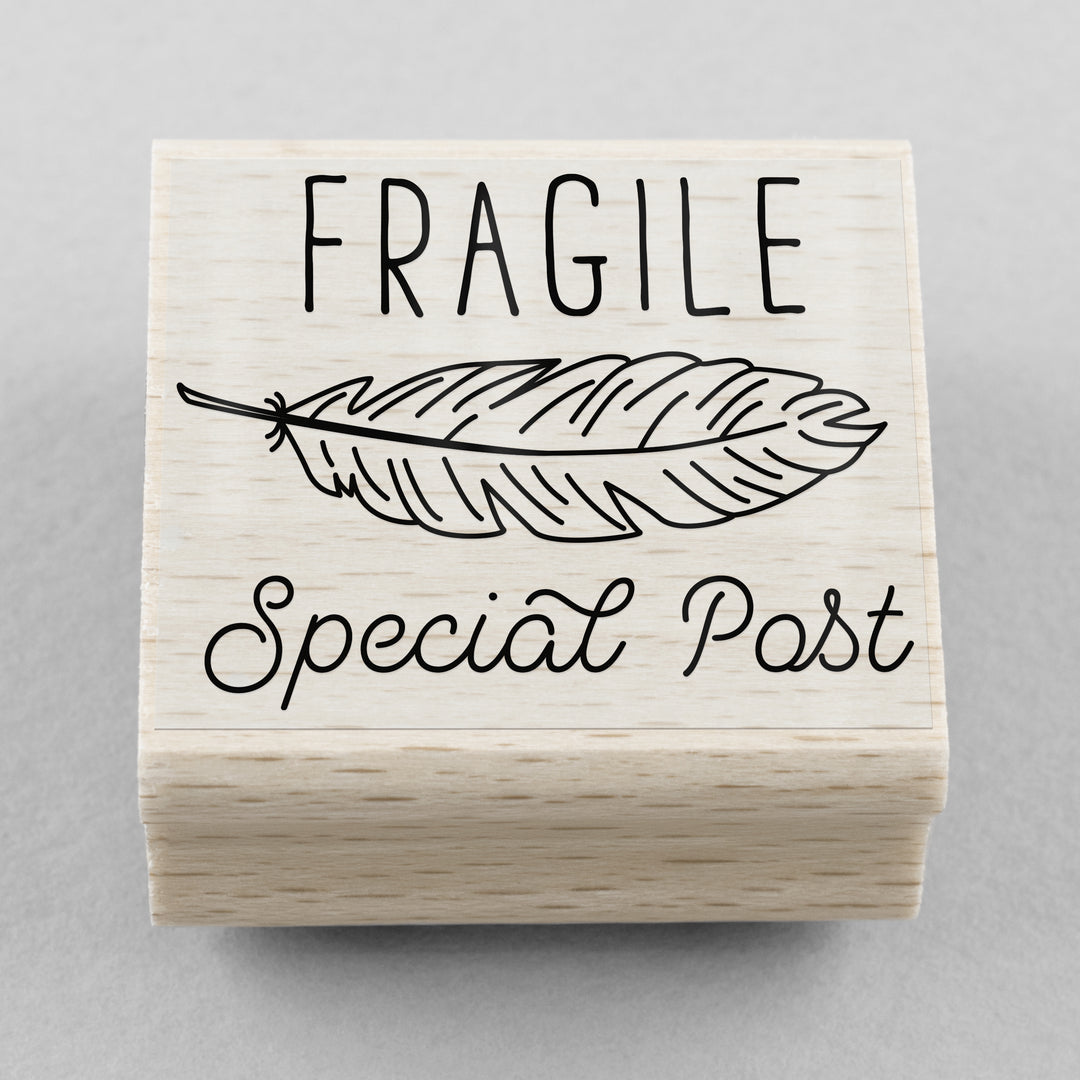 Stempel Fragile Special Post 40 x 35 mm