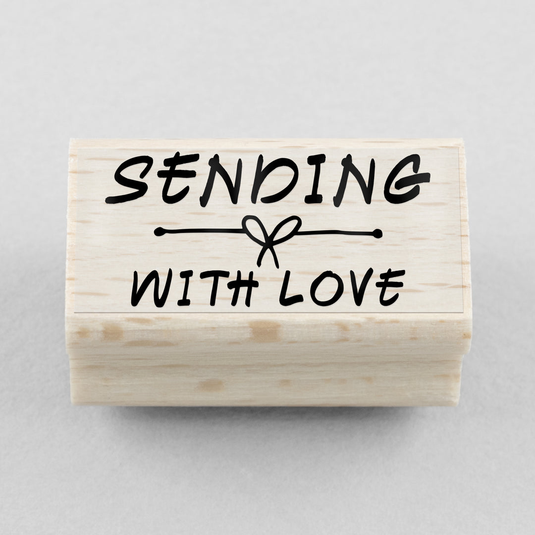 Stempel Sending With Love 35 x 20 mm