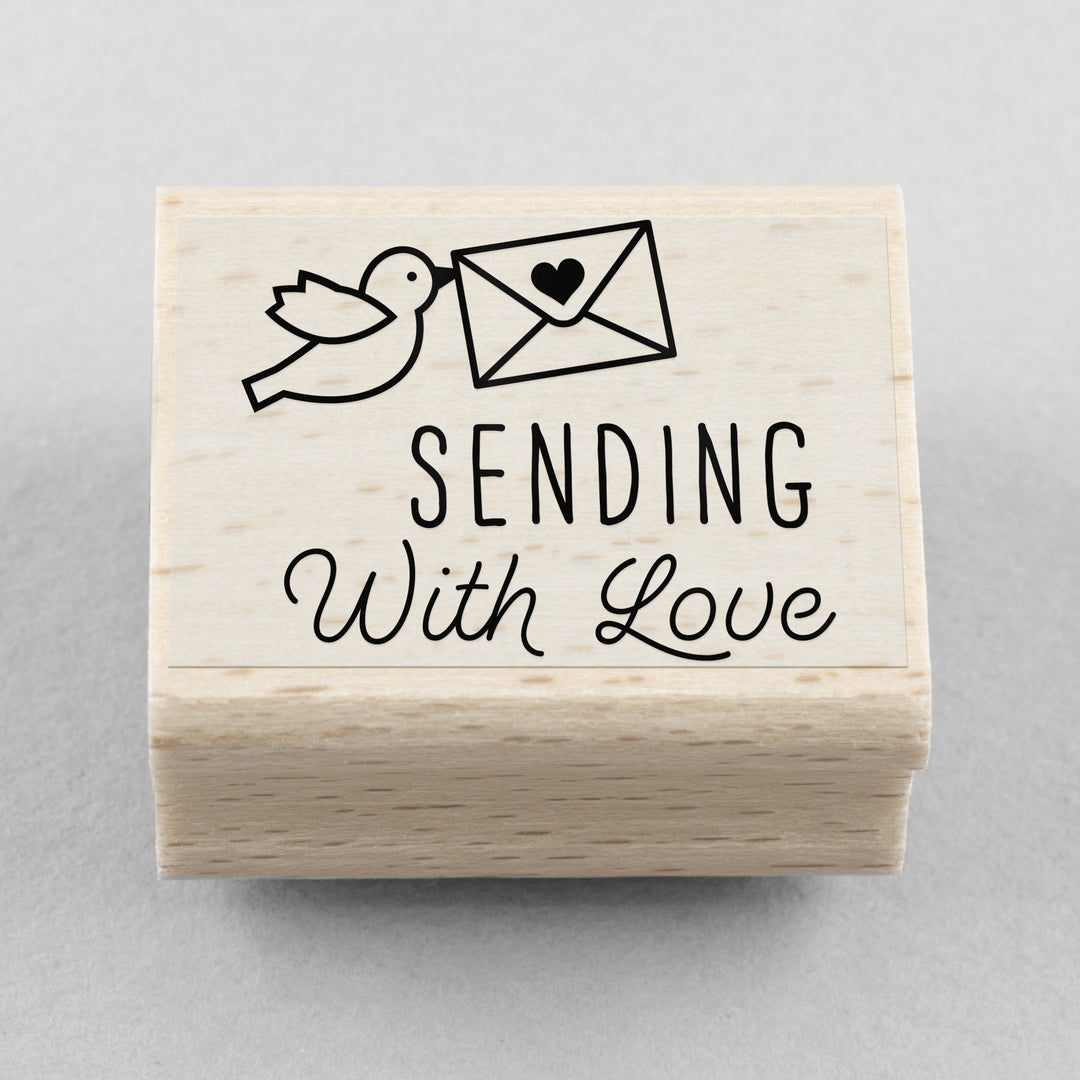 Stempel Sending With Love 35 x 25 mm