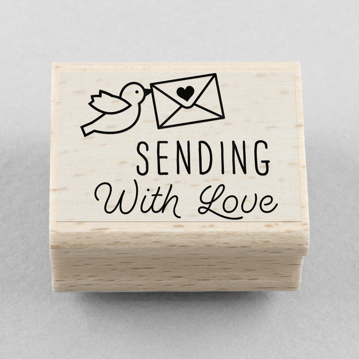 Stempel Sending With Love 35 x 25 mm