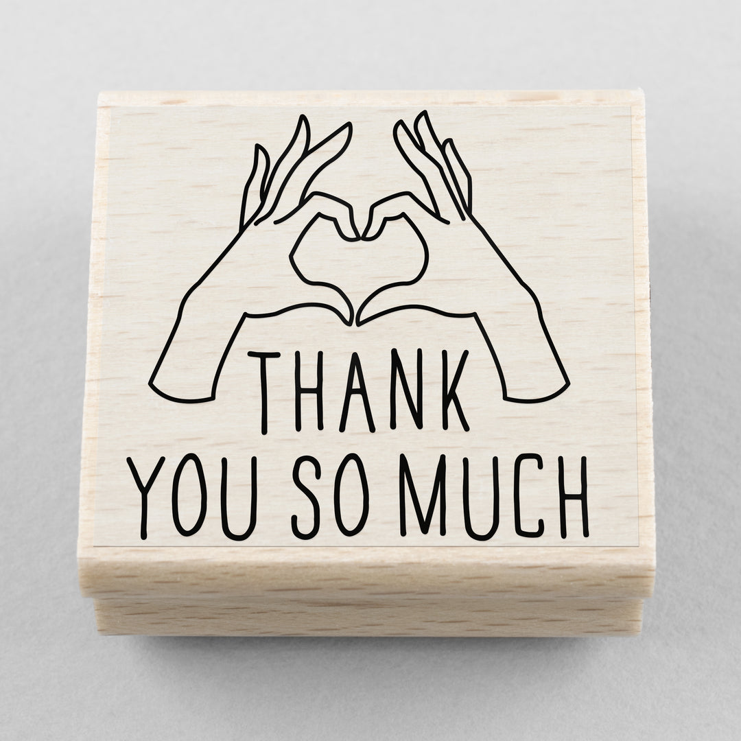 Stempel Thank You So Much 45 x 40 mm