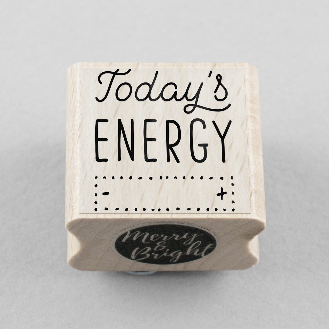Rubber Stamp Todays Energy 25 x 25 mm