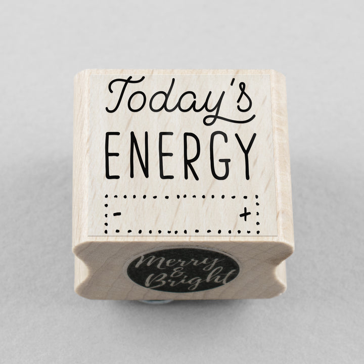 Rubber Stamp Todays Energy 25 x 25 mm
