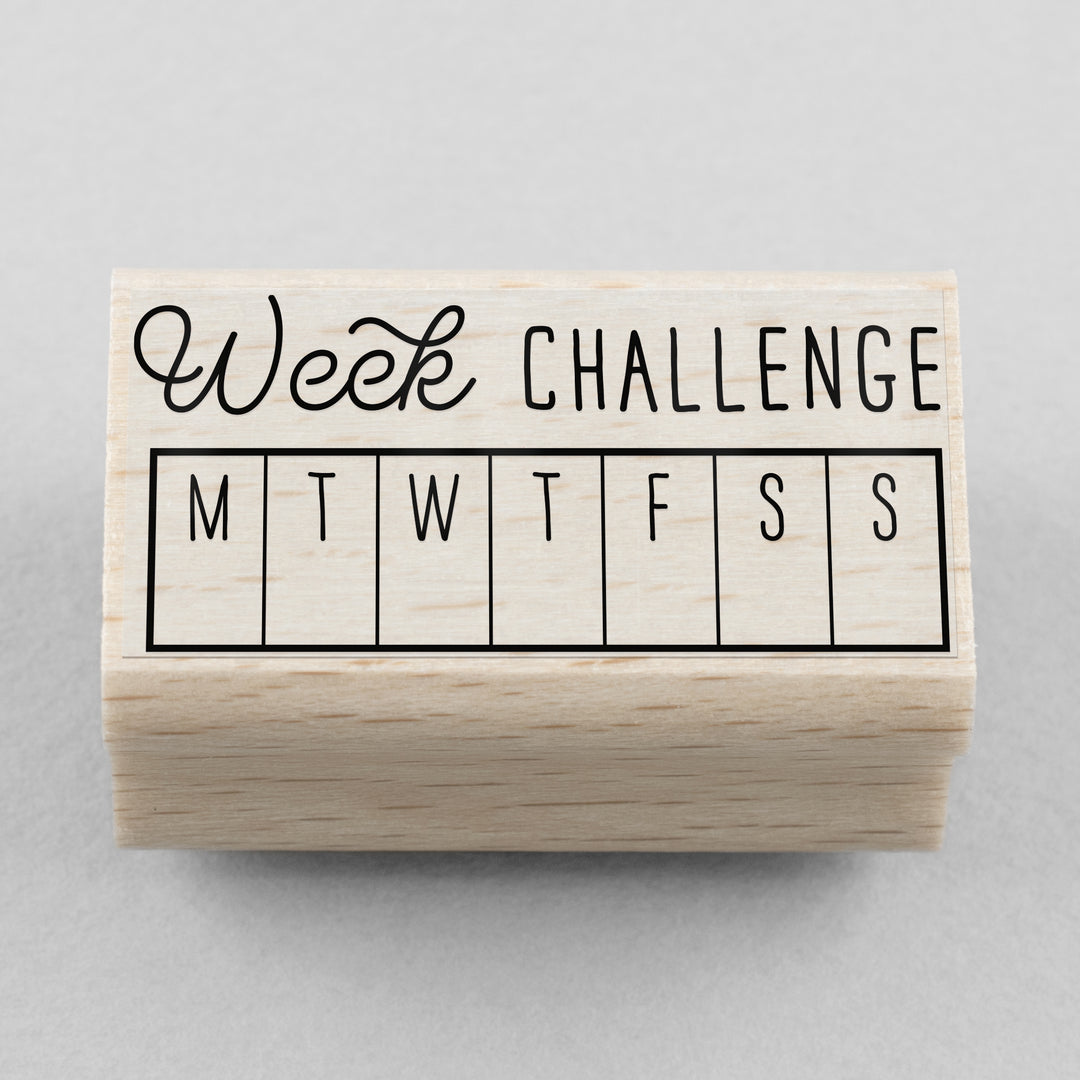 Stempel Week Challenge 45 x 20 mm