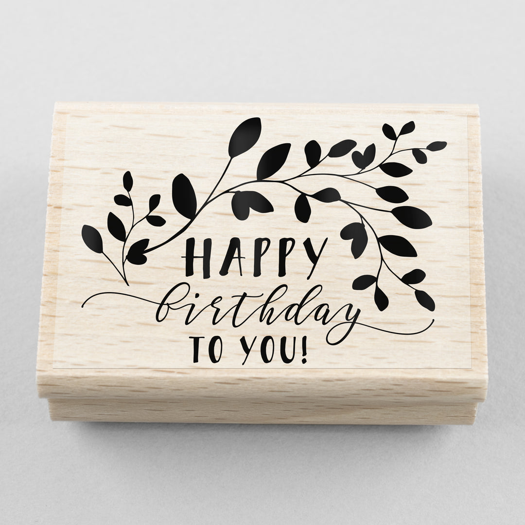 Stempel Happy Birthday To You 60 x 40 mm