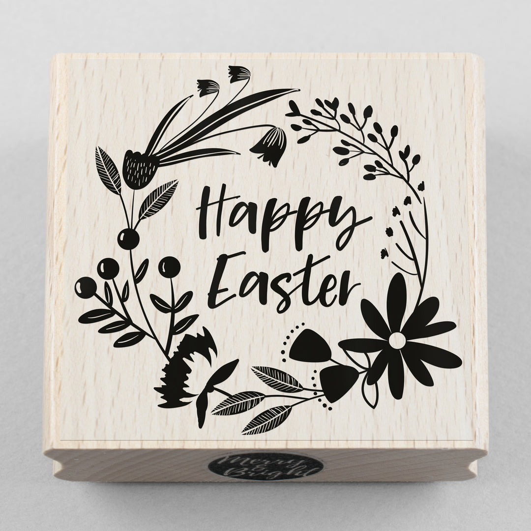 Stempel Happy Easter 60 x 60 mm