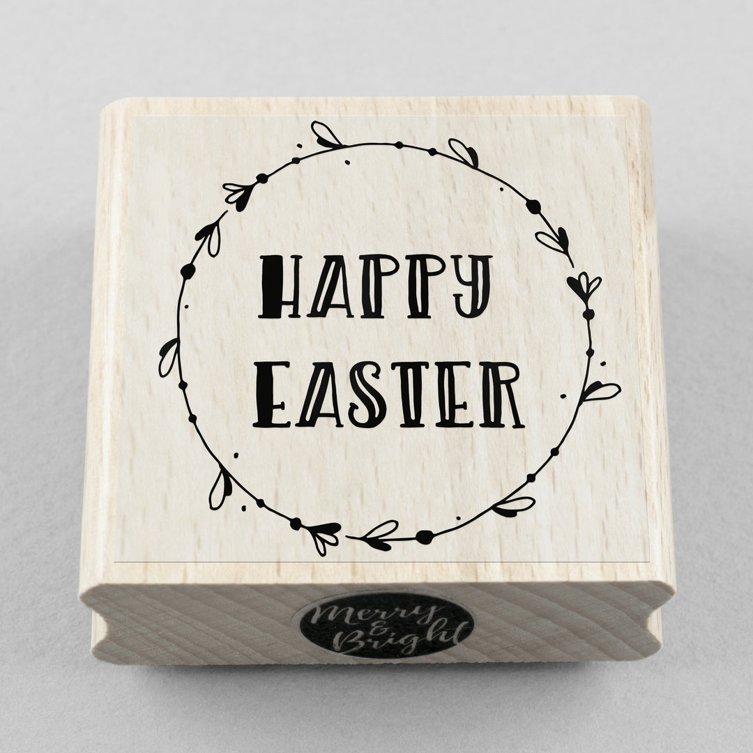 Stempel Happy Easter 50 x 50 mm