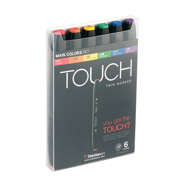 TOUCH TWIN Marker Main Colors 6 Stück