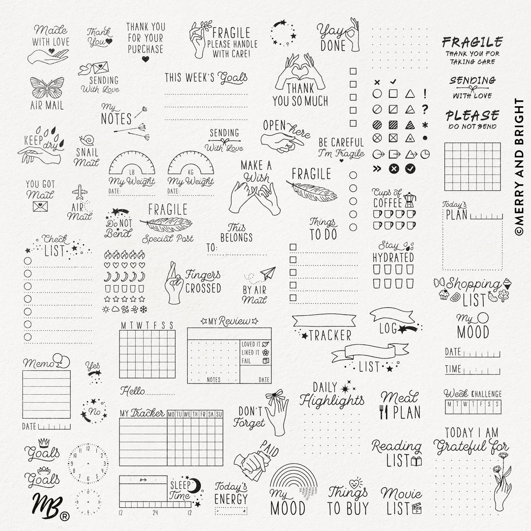 Stempel Paid 35 x 35 mm